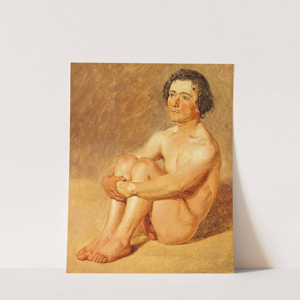 En siddende lazzaron (1838) by Constantin Hansen