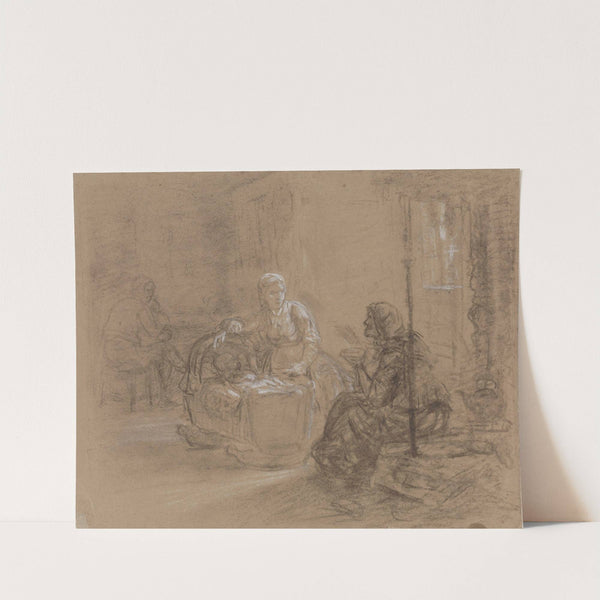 En signekjerring (1857) by Adolph Tidemand