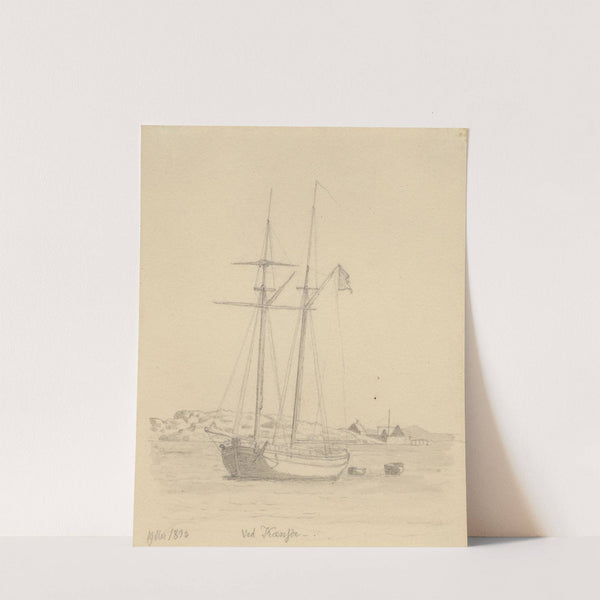 En skonnert by Christoffer Wilhelm Eckersberg