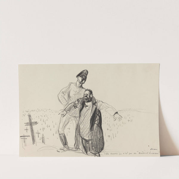 En somme ca n’est que du ‘materiel humain.’ (c. 1914-1919) by Jean-Louis Forain