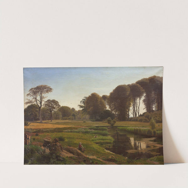 En sommerdag. Motiv fra Horneland ved Fåborg by Vilhelm Kyhn