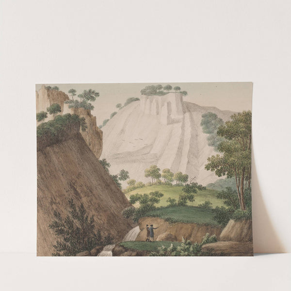 En udsigt af Møns kridtbjerge II (1802 – 1803) by Søren L. Lange