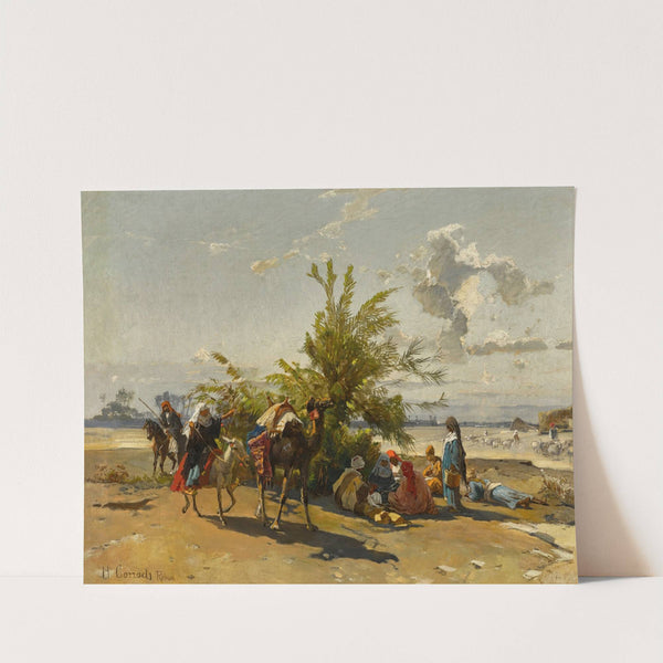 Encampment by Hermann David Salomon Corrodi