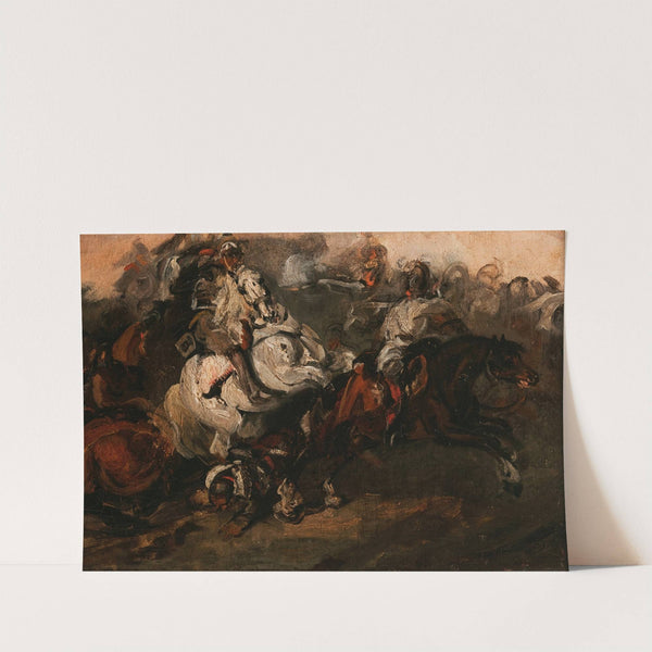 Encounter of Cuirassiers by Piotr Michałowski