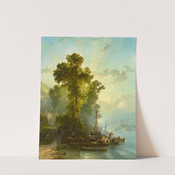 End of day, Maggiore by Alfred Eduard Agenor de Bylandt