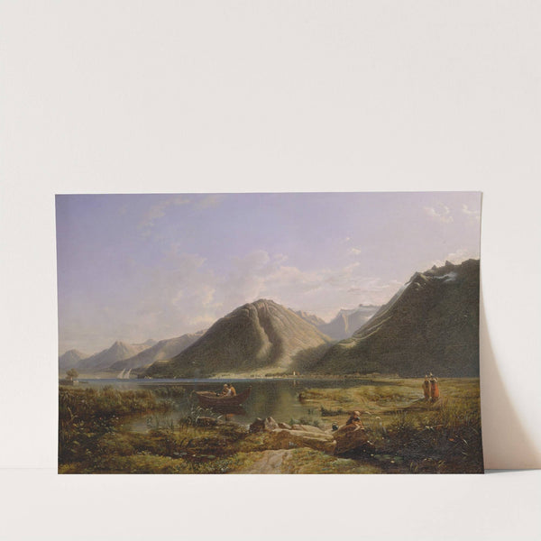 End of Lake Geneva (1835) by Francis Danby