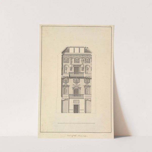 End of Staircase, Houghton Hall, Norfolk by Isaac Ware