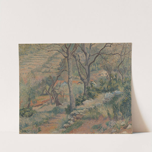 End of the Village, Dardennes (1931) by Lucien Pissarro