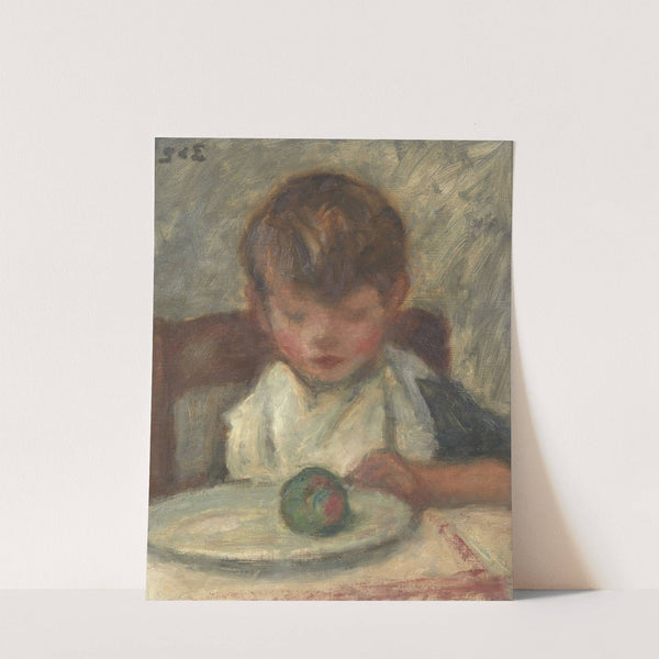Enfant à la pomme by Georges d'Espagnat