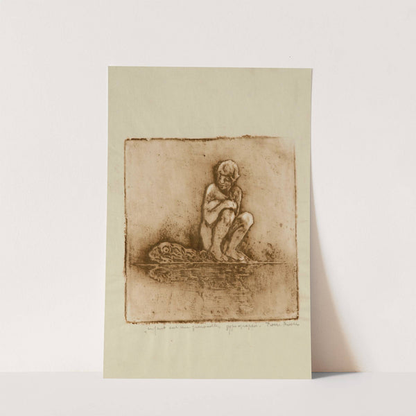 Enfant sur une grenouille (1914) by Pierre Roche