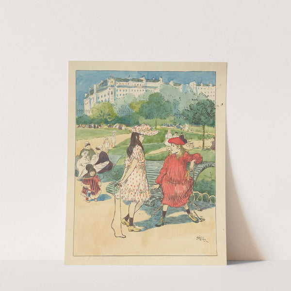 Enfantillage (1891) by Théophile Alexandre Steinlen