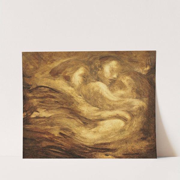 Enfants endormis by Eugène Carriere