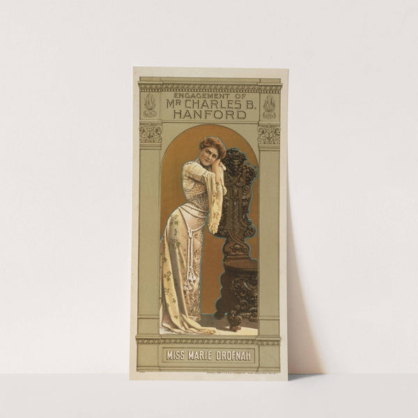 Engagement of Mr. Charles B. Hanford (1906) by U.S. Lithograph Co.