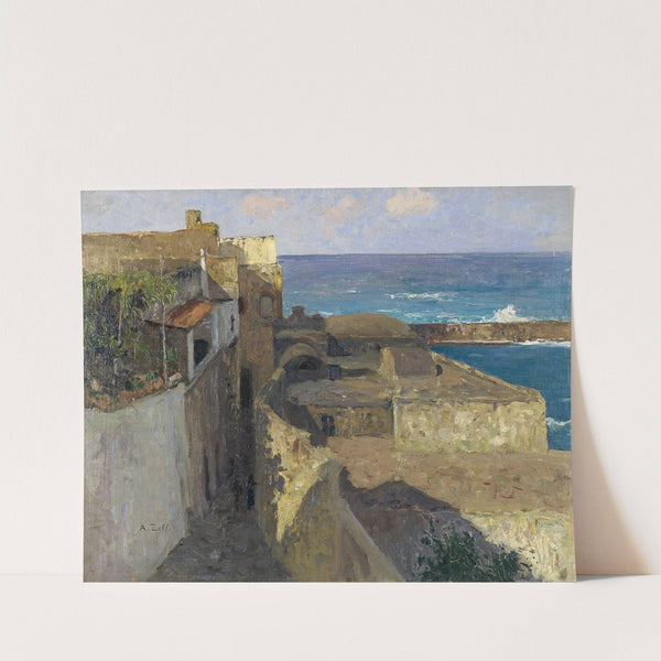 Enge Gasse in Forio by Alfred Zoff