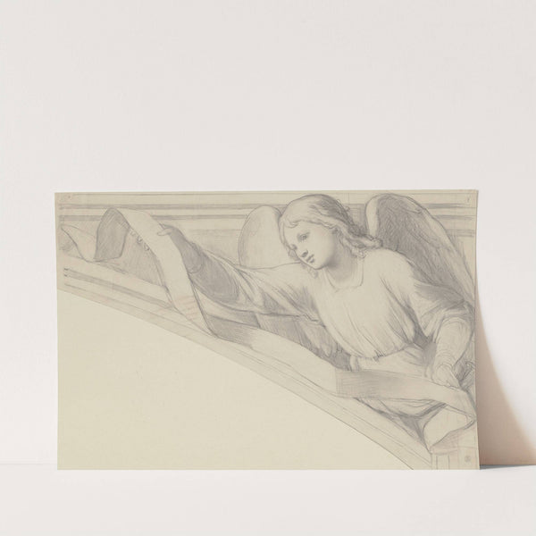 Engel mit Spruchband nach links, in einem Zwickel by Bernhard von Neher the younger