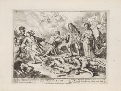 Engelants schouwtoneel – Le theatre d’Angleterre Pl.01 (1692)