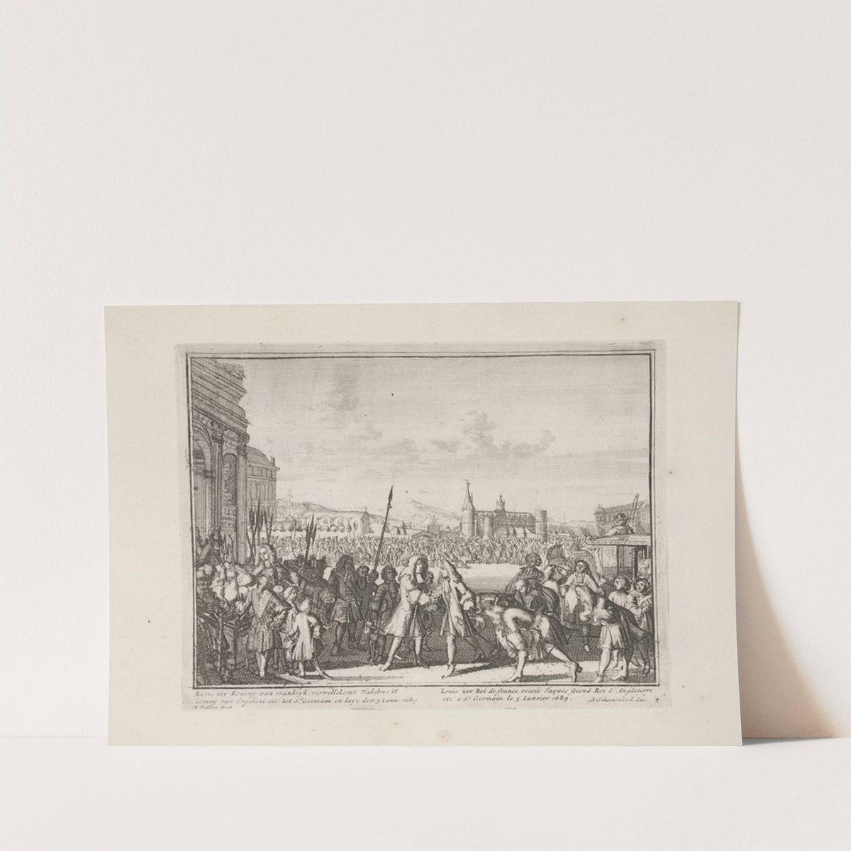 Engelants schouwtoneel – Le theatre d’Angleterre Pl.17 (1692) by Pieter Pickaert