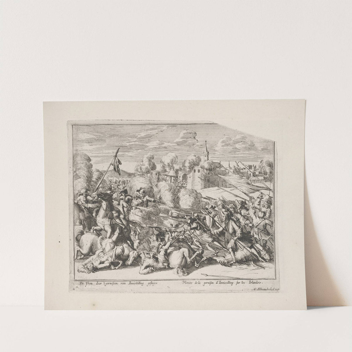 Engelants schouwtoneel – Le theatre d’Angleterre Pl.42 (1692) by Pieter Pickaert