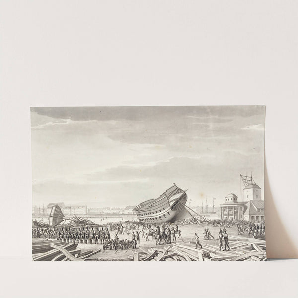 Englændernes Sidste Dåd I København (1807) by Christoffer Wilhelm Eckersberg