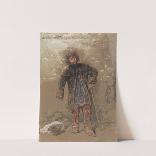 English Beggar by Paul Gavarni