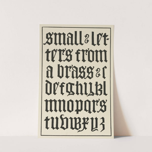 English Gothic Blackletters by Frank Chouteau Brown