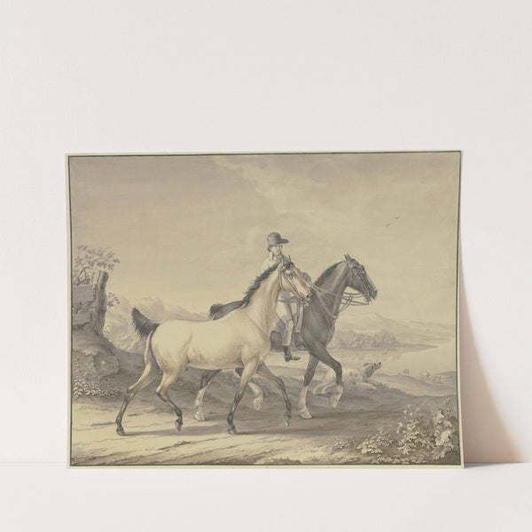 English horses by Johann Georg Pforr