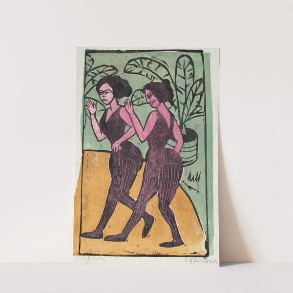 English Step Dancers (1911) by Ernst Ludwig Kirchner