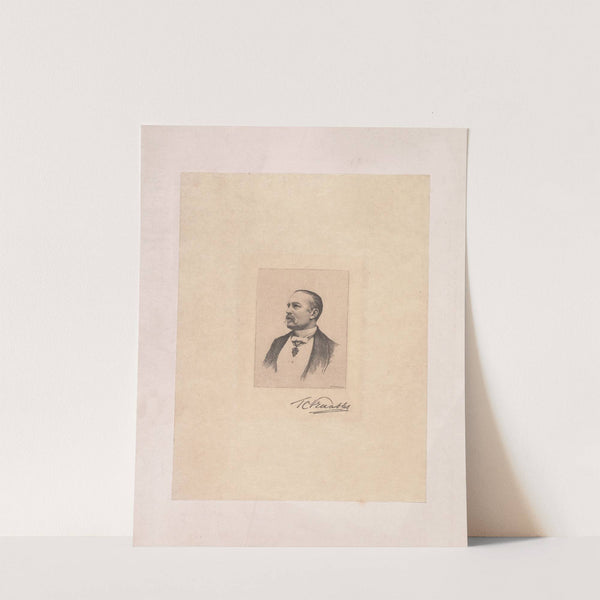 Engraved portrait by Willie Heydemann