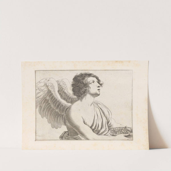 Engravings after Guercino's Libro dei Disegni Pl.02 by Francesco Curti