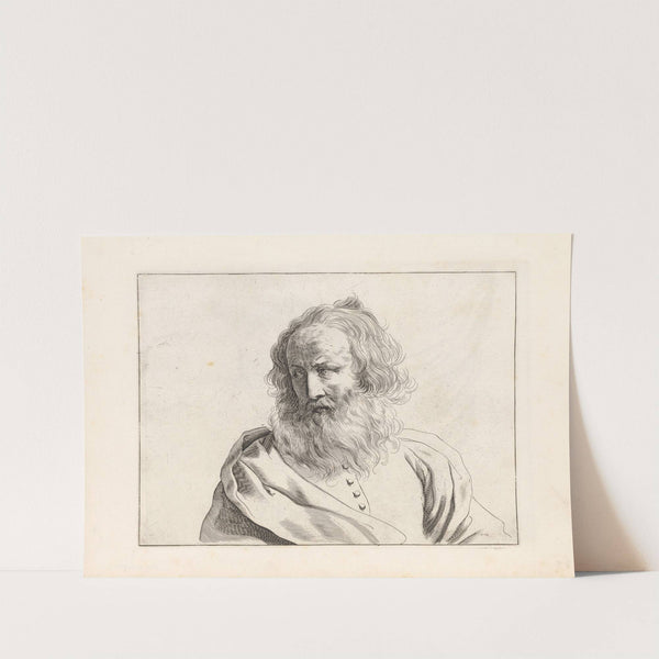 Engravings after Guercino's Libro dei Disegni Pl.05 by Francesco Curti