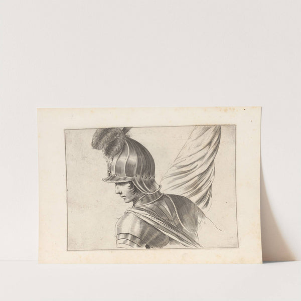 Engravings after Guercino's Libro dei Disegni Pl.06 by Francesco Curti