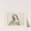 Engravings after Guercino's Libro dei Disegni Pl.07 by Francesco Curti