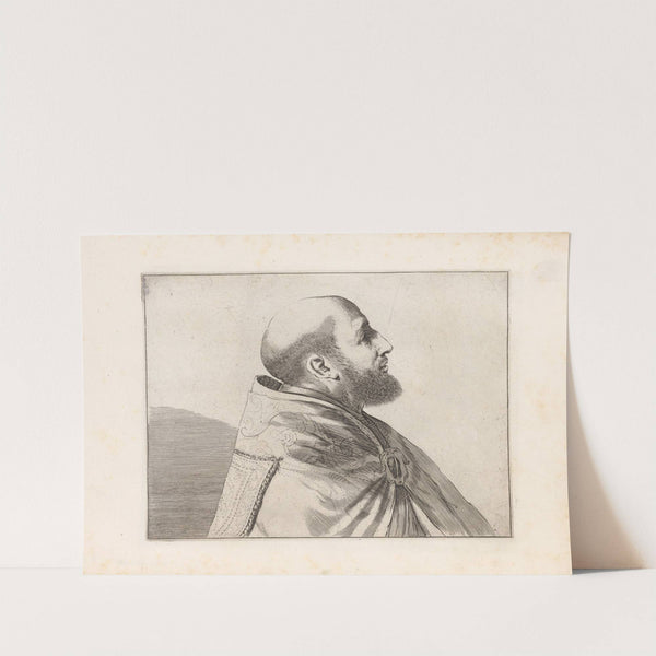 Engravings after Guercino's Libro dei Disegni Pl.08 by Francesco Curti