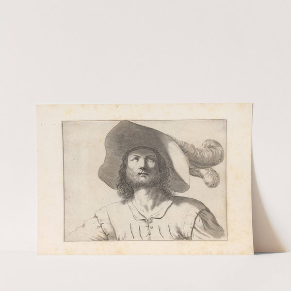 Engravings after Guercino's Libro dei Disegni Pl.09 by Francesco Curti