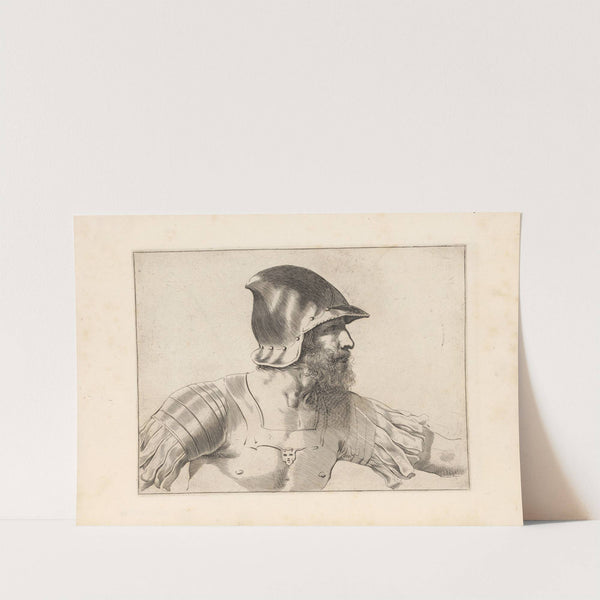 Engravings after Guercino's Libro dei Disegni Pl.11 by Francesco Curti