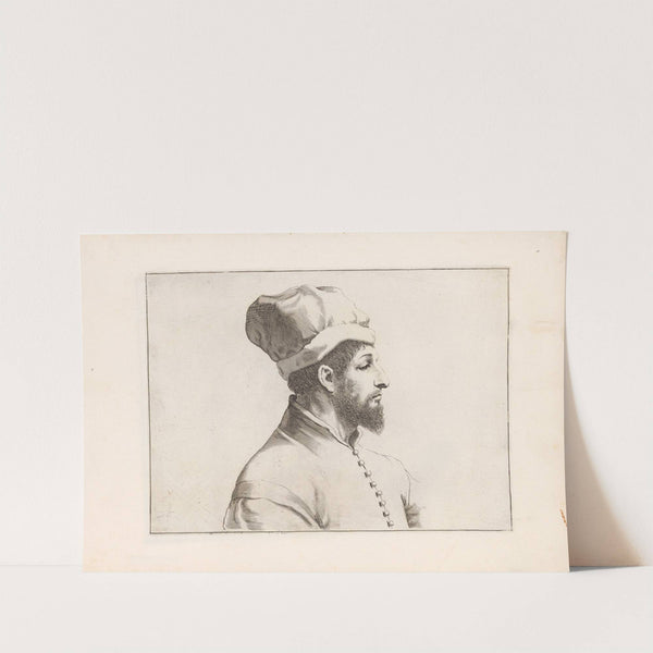 Engravings after Guercino's Libro dei Disegni Pl.15 by Francesco Curti