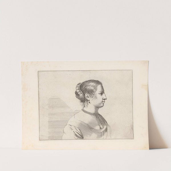 Engravings after Guercino's Libro dei Disegni Pl.17 by Francesco Curti