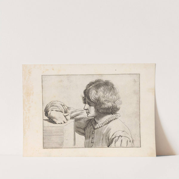 Engravings after Guercino's Libro dei Disegni Pl.18 by Francesco Curti