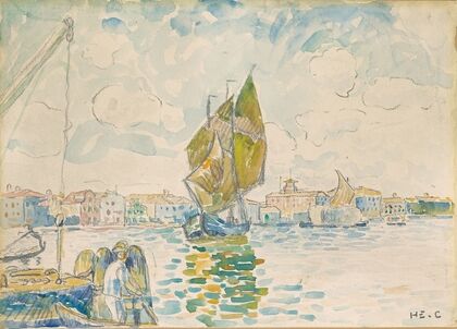 enise, voilier sur le canal de la Giudecca