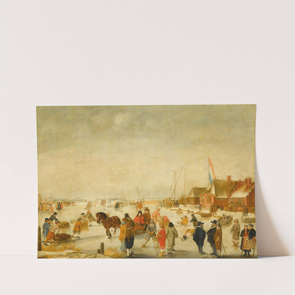 Enjoying the Ice by Barend Avercamp