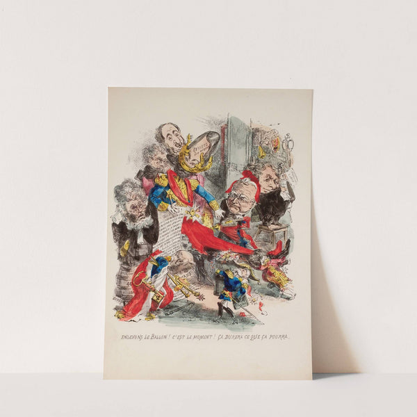 Enlevons le Ballon C’est le moment Ca durera ce que ça pourra. (19th Century) by Victor Coindre