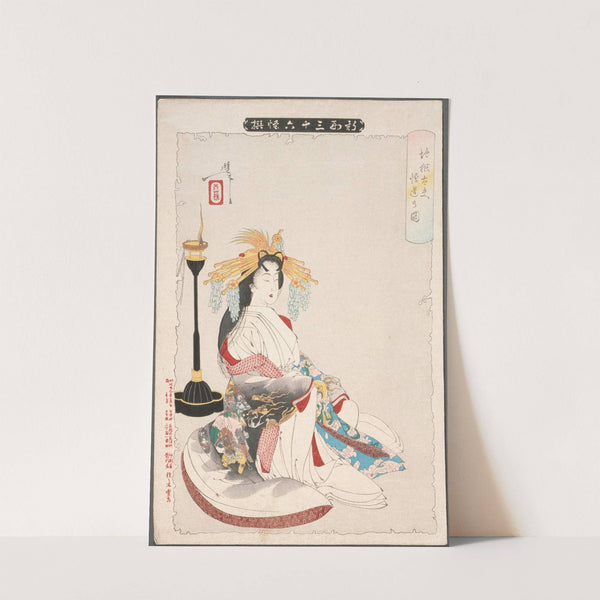 Enlightenment of the Courtesan Jigokudayū (1890) by Tsukioka Yoshitoshi