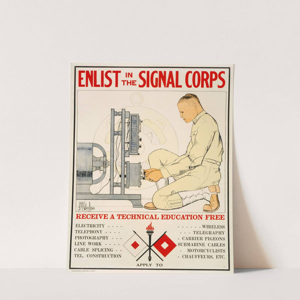 Enlist in the Signal Corps-Receive a technical education free by J. McGibbon Brown
