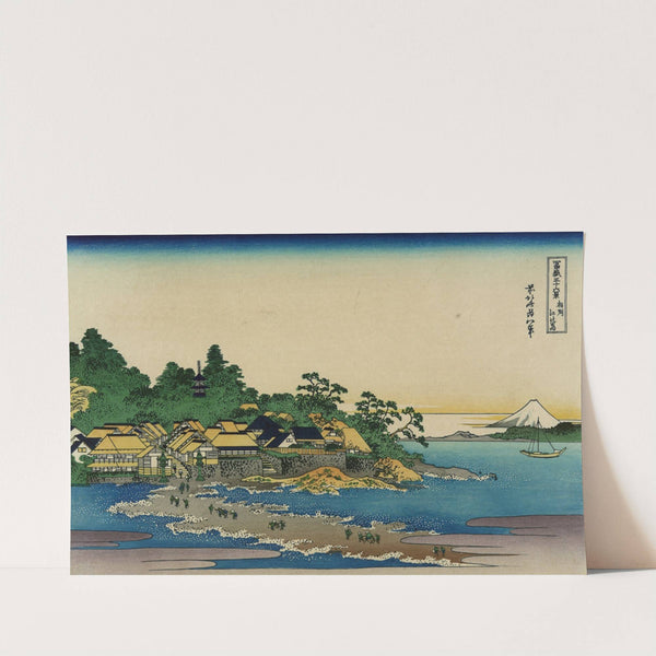 Enoshima in Sagami Province by Katsushika Hokusai