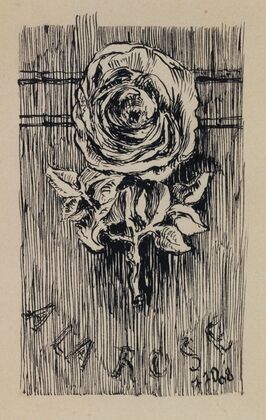 Enseigne A la Rose rue Saint-Antoine (1908)