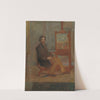 Ensor at his Easel by James Ensor