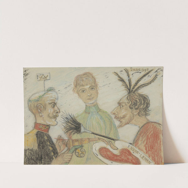 Ensor en Generaal Leman by James Ensor