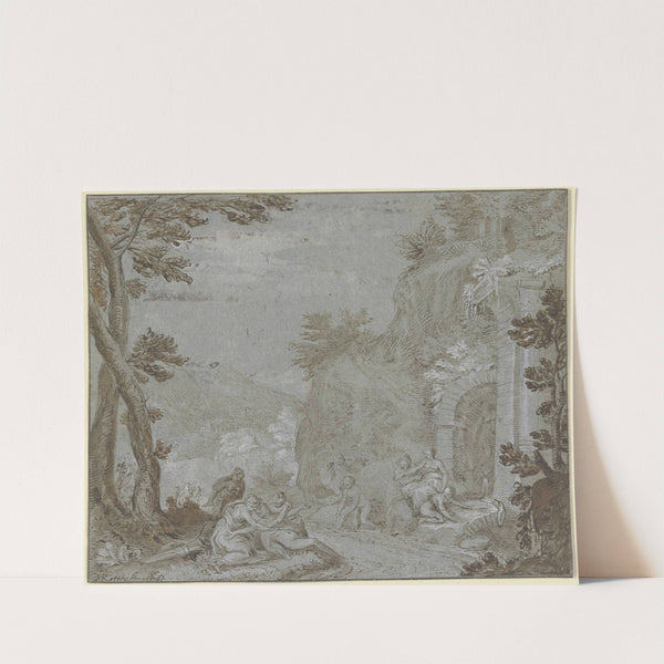 Entdeckung der Schwangerschaft der Callisto by Hans Rottenhammer