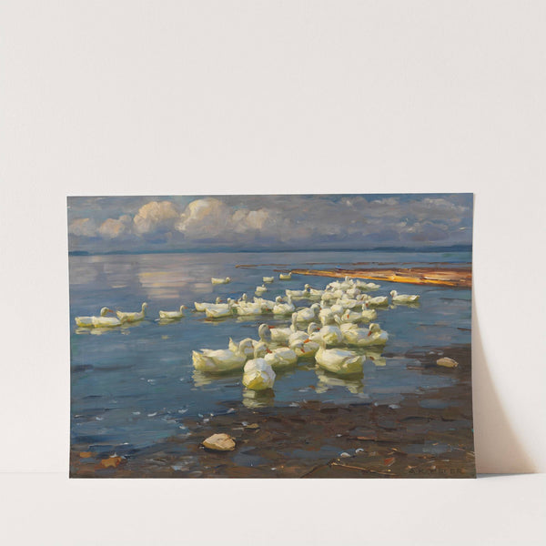 Enten im See (1909-1913) by Alexander Koester