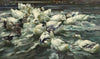 Enten in Teich (Wilde Jagd)